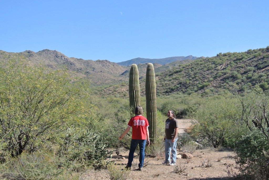David and Alan in Arizona. Viv CC-BY