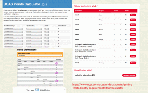 UCAS Tariff Change