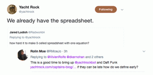 Twitter conversation